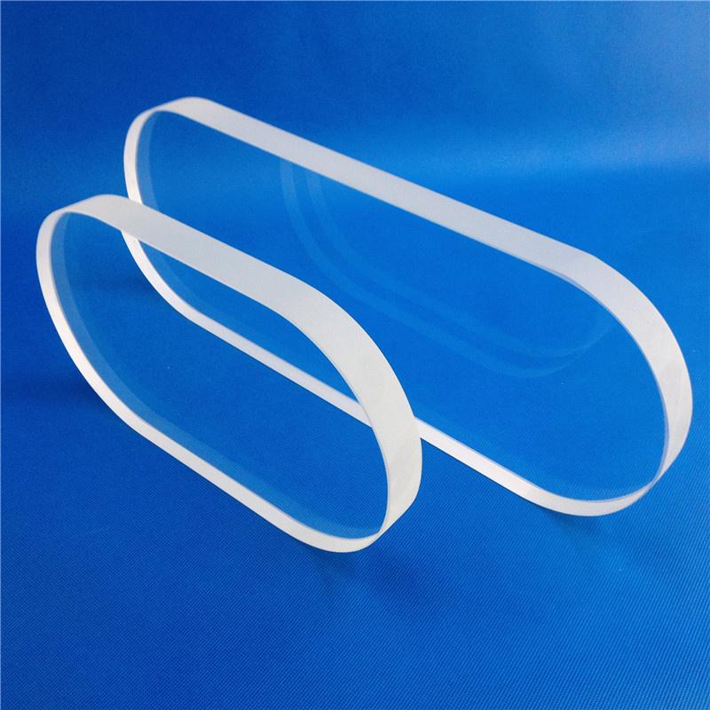 High purity transparent high temperature resistant quartz plate