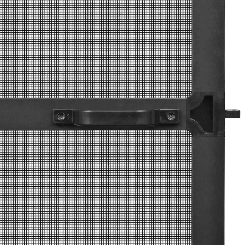 Поворотная москитная сетка Антрацит и Черный 120 x 240 см