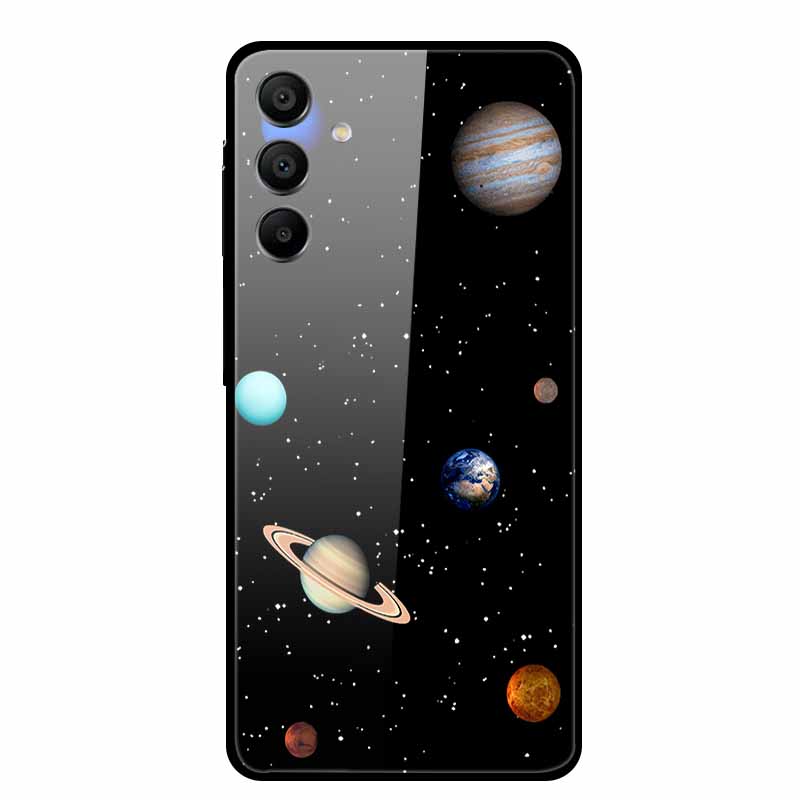For Samsung Galaxy A16 5G Tempered Glass Case Back Cover Hard Phone Cases for SamsungA16 6.7" Fundas Fashion Protector New Coque