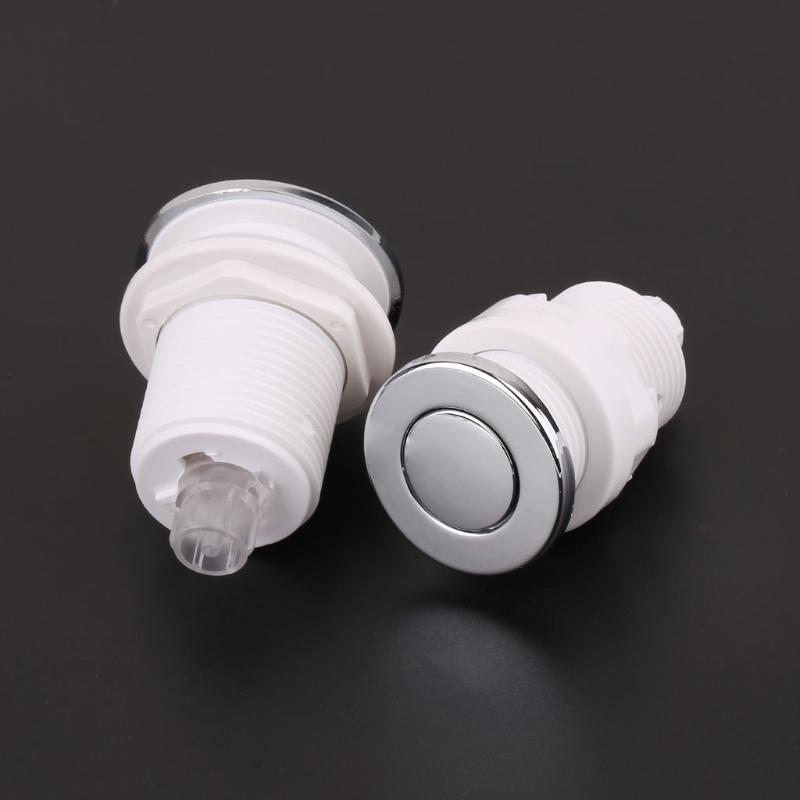 Air Switch On Off Push Button 28/32mm For Bathtub Spa Garbage Whirlpool Pneumatic Micro Switch Toggle Electronic Home
