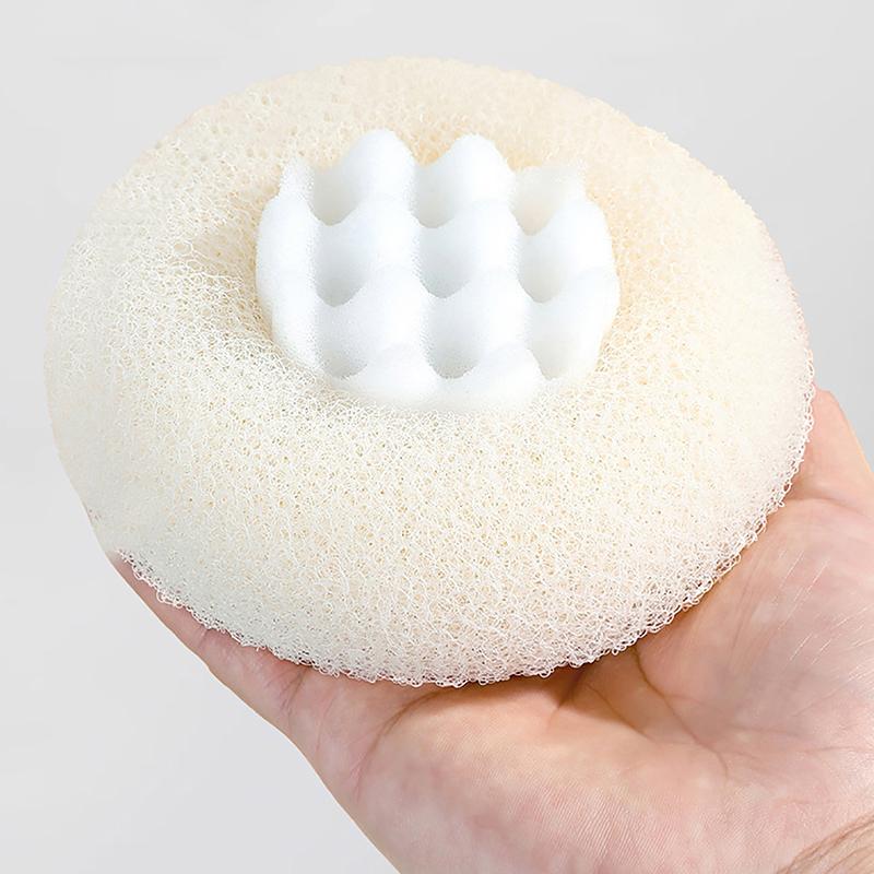 Круглый шарик для душа в виде подсолнуха, супермягкий массажный шарик для ванны с присоской, щетка для ванны, полотенце для ванны, губка для грязи, аксессуары для ванной комнаты
