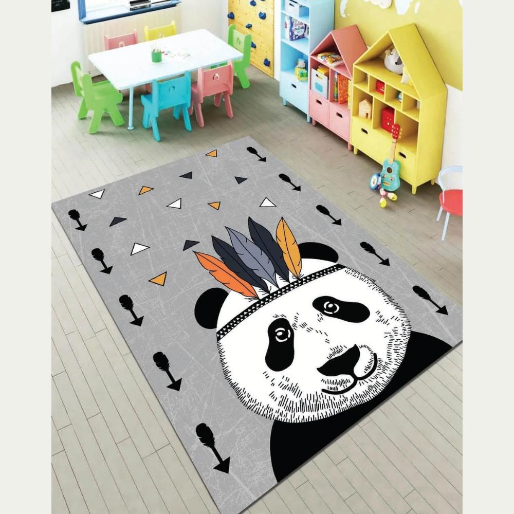 Miru Home Моющийся нескользящий коврик в горошек с цифровой печатью для гостиной, детей и младенцев Mcb-3