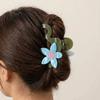 Colorful Flower Hair Claw Hairpin Acetate Shark Clip Personalized Large Hair Clip  Girls