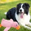Pet Teeth Grinding Toy Multi-purpose Plush Duck Toy Interactive Rattle Design Chew Toy Dental Health Dog Toy