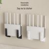 Wall-Mounted WiFi Router & Modem Shelf with Heat Dissipation, Punch-Free Installation