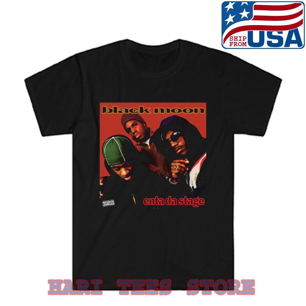Black Moon Enta Da Stage Men's Black Size S to 5XL