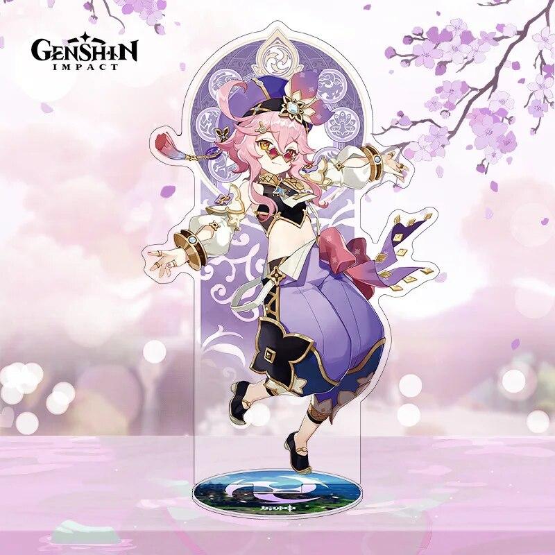 Аниме Genshin Impact, новые игровые фигурки Neuvillette Wriothesley Furina, акриловая стоячая модель знака, изысканный декор для стола, реквизит