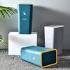 With Lid Trash Can Rectangular Waste Bins Press-type Trash Bin  Toilet
