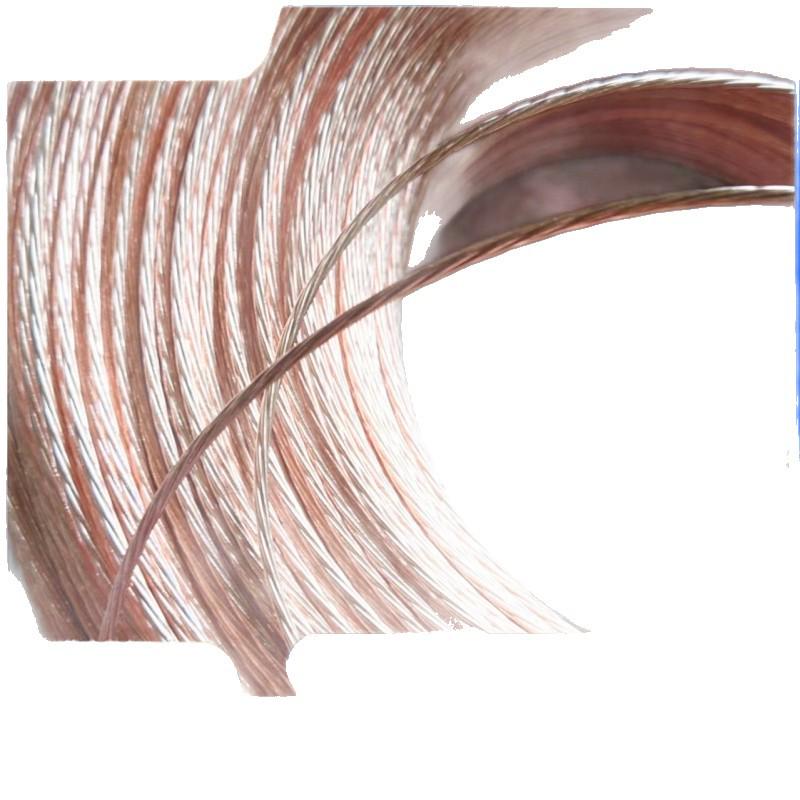 2.5 Square Bare Copper Stranded Wire, TJ Hard Copper Wire, Grounding Wire, Tinned Copper Stranded Wire, 5 Square Copper Wire