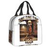 Custom Ballerina Capuchina Italian Brainrot Tung Tung Tung Sahur Lunch Bag Women Thermal Cooler Insulated Lunch Box for Student
