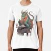 Dragon's Day Off: Coffee and Book Time T-Shirt S-5XL Best T-Shirt