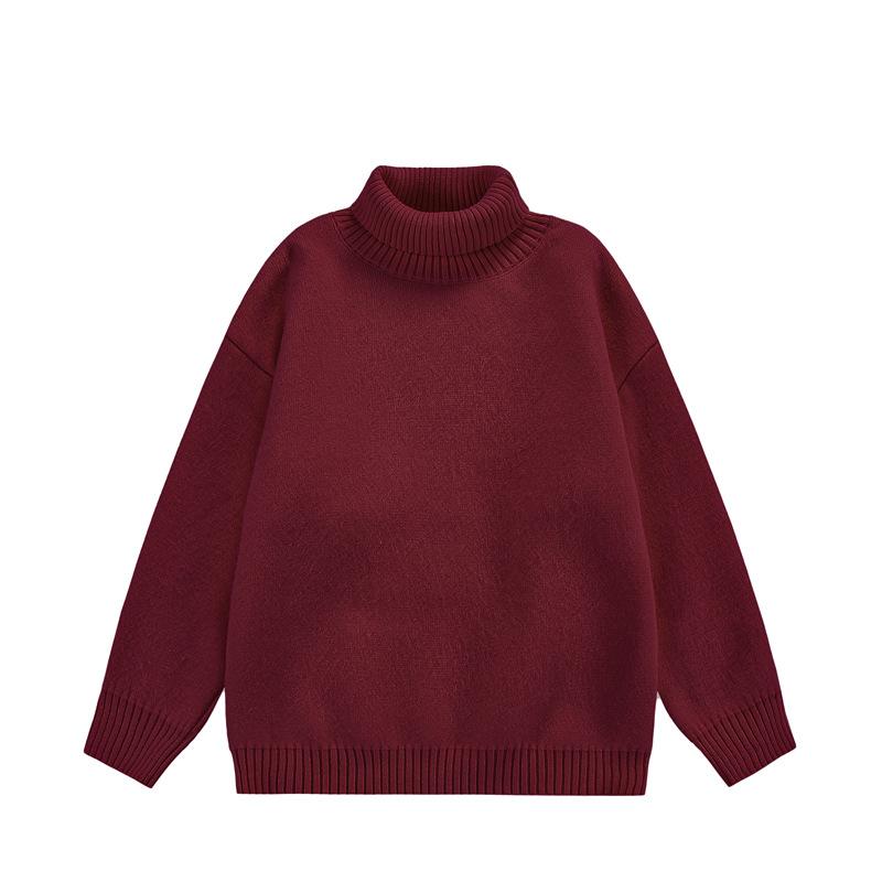 Водолазка для мужчин на осень и зиму, бархатная рубашка большого размера, модная внутренняя одежда, свободный вязаный свитер в гонконгском стиле.