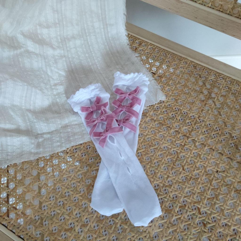 Детские стекающиеся волосы, рождественские милые девушки, ажурные чулки, милые чулки для девочек