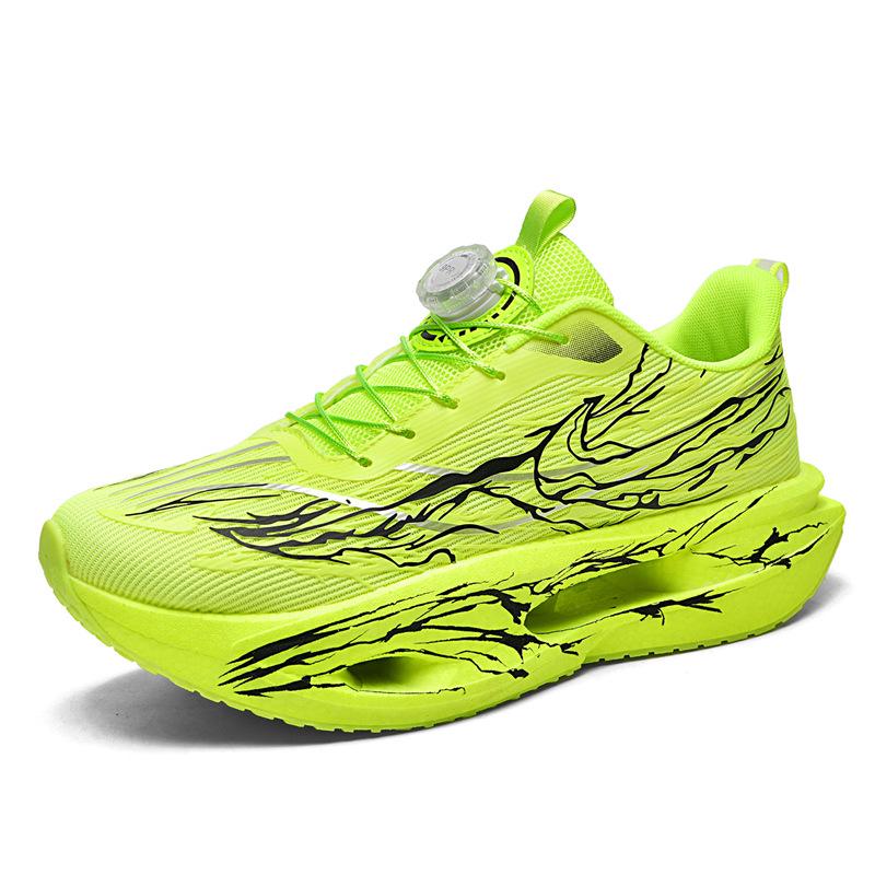 2025 Racing 9Pro Двойная сетка Карбоновая пластина Беговые кроссовки для детей и подростков среднего/большого возраста - Осенне-зимние Амортизирующие спортивные кроссовки для мальчиков.