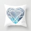 New Blue Geometric Peach Leather Velvet Pillow Case Home Fabric Sofa Pillow Cushion Cover
