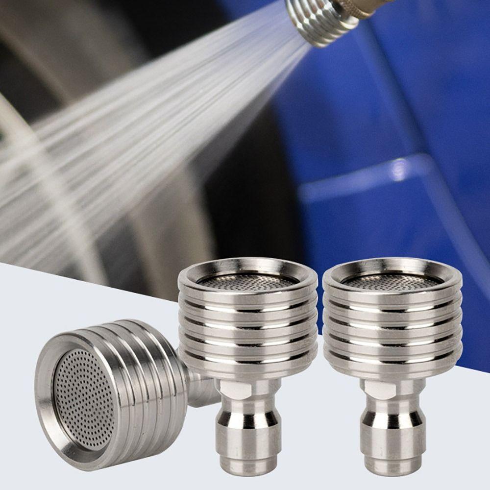 1/4 Quick Connect Shower Blades Stainless Steel Shower Head Car Washing