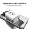 65W GaN Fast Charger: QC 3.0 & PD with 9V/12V for EU/US, Ideal for Laptops & USB Devices