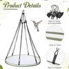 Birdseed Catcher Tray Universal Bird Feeder Attachment Hanging Hoop Platform for Hummingbird Feeders Bee Feeder Garden Accessories