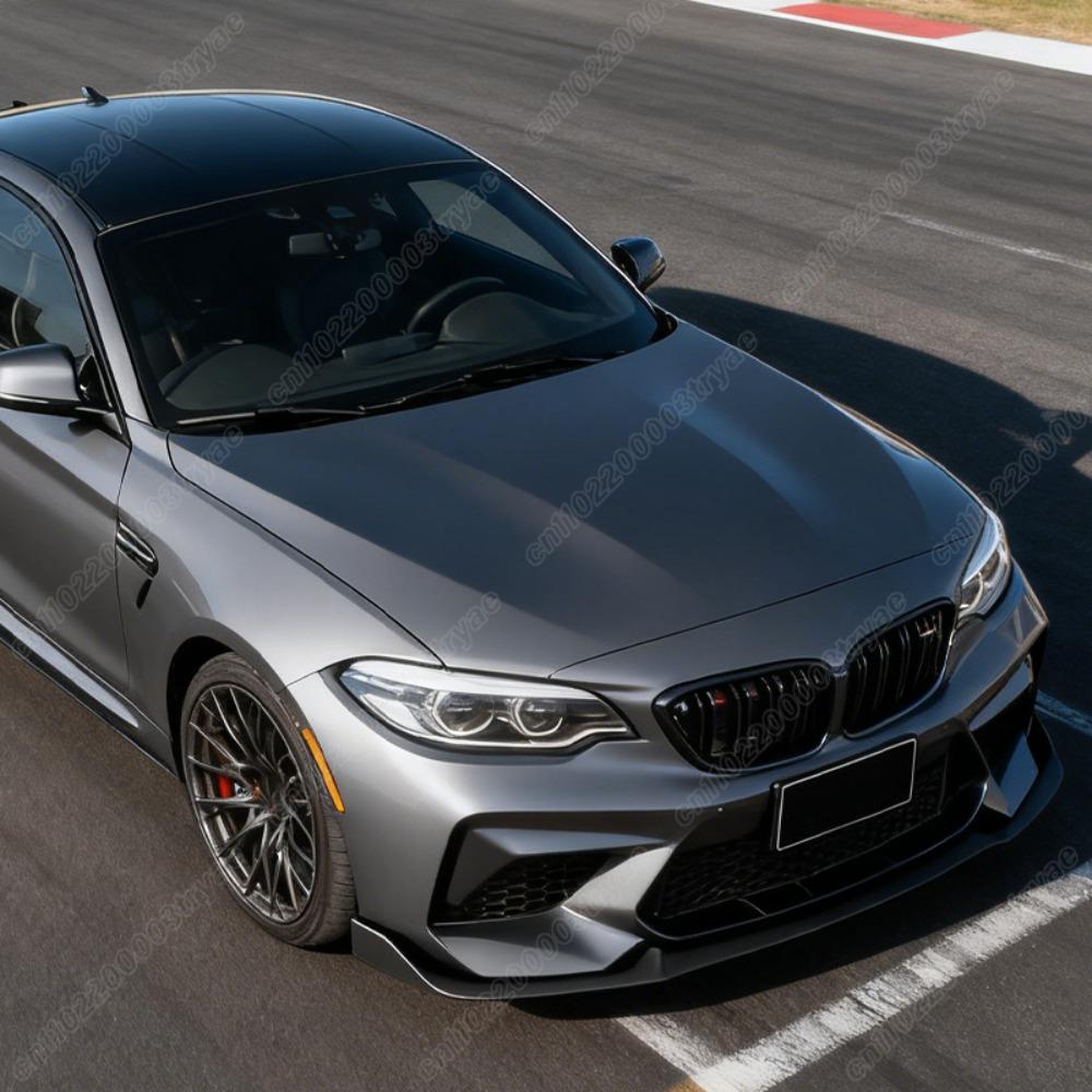 For BMW F87 M2 2015 2016 2017 2018 2019 2020 2021 Automotive MP Style Front Bumper Lip Car Fixed Splitter Body Modification Kit