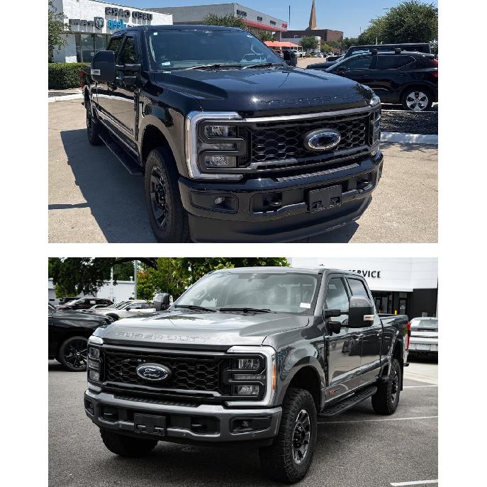 Рамка для переднего номерного знака для Ford F250 F350 F450 F550 Super Duty 2024 2025 2026 Без сверления Держатель переднего бампера для номерного знака Крепежный кронштейн Крышка