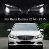 Крышка фары автомобиля Абажур фары Для Mercedes-Benz W212 E200L E260L E280L E300L E350L 2014 2015 Стеклянный корпус линзы крышки лампы
