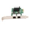 Сетевая карта PCIe X1 RTL8111G с двумя портами Gigabit Ethernet для ПК, совместимая с Windows XP, 7 SP1, 8, 8.1 и LINUX.
