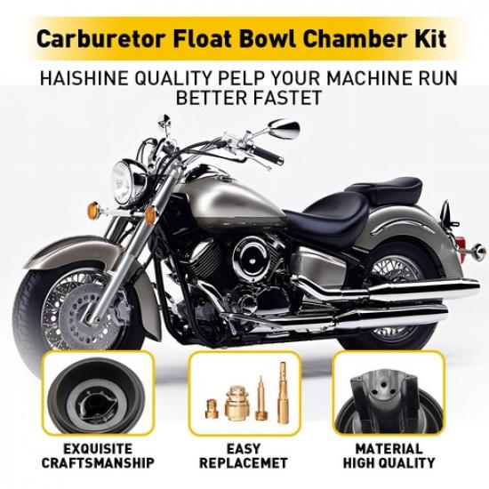 Carburetor Carb Repair Rebuild Kit Fit Yamaha XVS 1100 Star Drag 1999-2007 2001