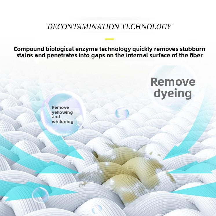 Кислородный отбеливатель и пятновыводитель Полотенца Халаты Постельное белье Желтизна Плесень Пятна Глубокая очистка без повреждений Формула с активным кислородом