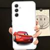 Cars L-Lightning M-McQueen HD Clear Transparent Phone Case For Samsung Galaxy A52,A12,A51,S24,S23,S22ULTRA,S21 Edge,S20LITE,Plus