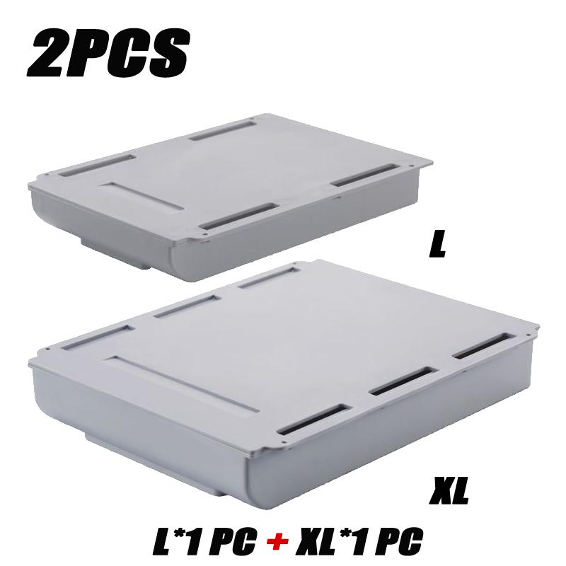 Креативный органайзер для скрытого ящика без пробивания отверстий под стол, коробка для канцелярских принадлежностей, липкий маленький ящик, органайзер для офиса и дома