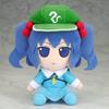 Мягкая игрушка Touhou, серия 52 Каваширо Нитори Фумофумо, подарочный бонус за ограниченную покупку с жестяным значком Нитори.