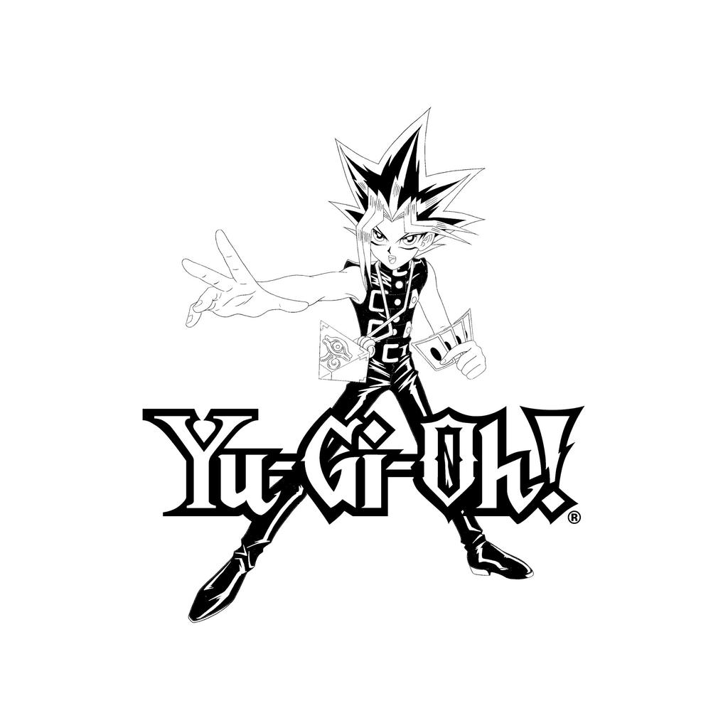 Yu Gi Oh! Unisex Adult Outline Hoodie