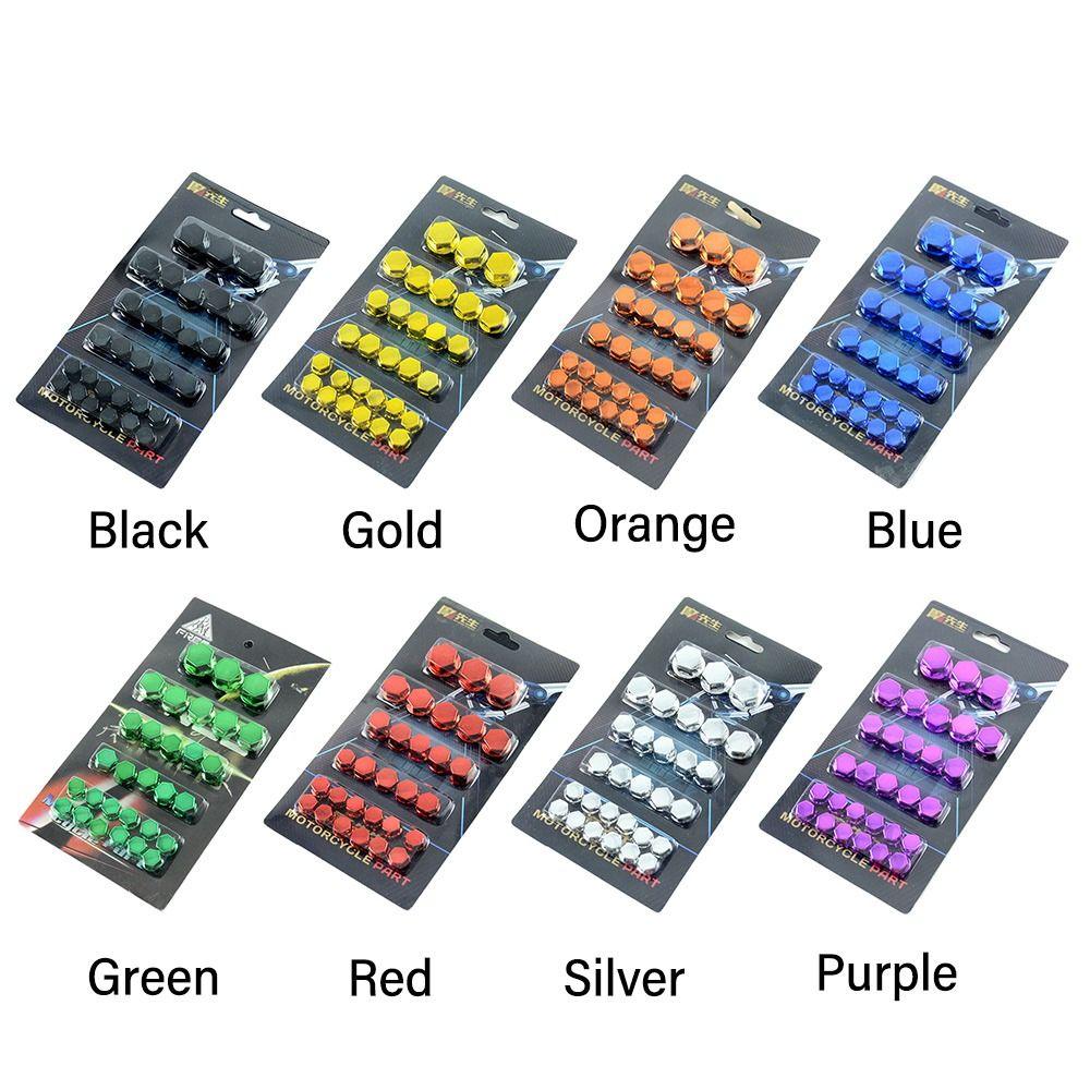 30 шт./компл. Высококачественные цветные аксессуары Украшение для мотоцикла Крышки болтов Декоративные колпачки Заглушка гайки двигателя