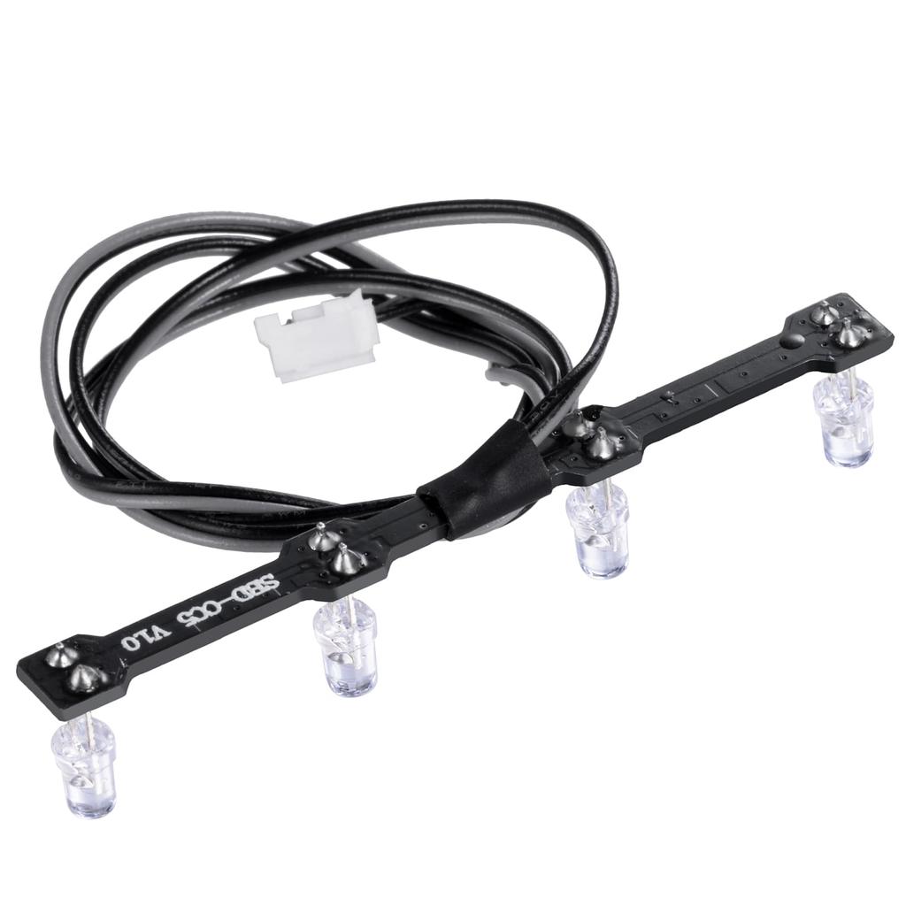 TRZX 4-светодиодный крышевой прожектор для радиоуправляемого тягача Tamiya масштаба 1/14 56360 FH16 750 6x4 и 56362 FH16 750 8x4