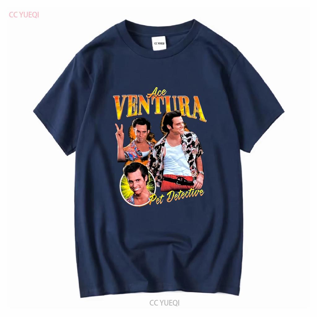 Футболка ACE VENTURA Pet Detective Черная Унисекс L Фильм с Джимом Керри Новая с биркой винтажная Стирка Стильная одежда Удобная Мода Унисекс