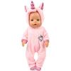 Doll Outfits for 18-Inch Baby Dolls – Cute American Baby or Reborn Doll Clothes with Accessories Set