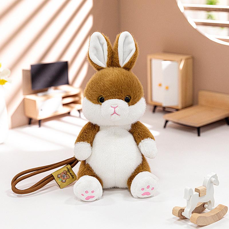 Pocket Soft Pouch Rabbit Plushie Pp Cotton Fill Children Plush Toy Enthusiasts