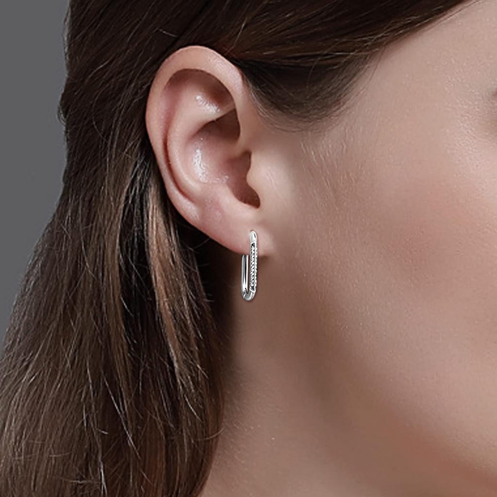 Серьги-кольца Huggie из стерлингового серебра 925 пробы для женщин-подростков