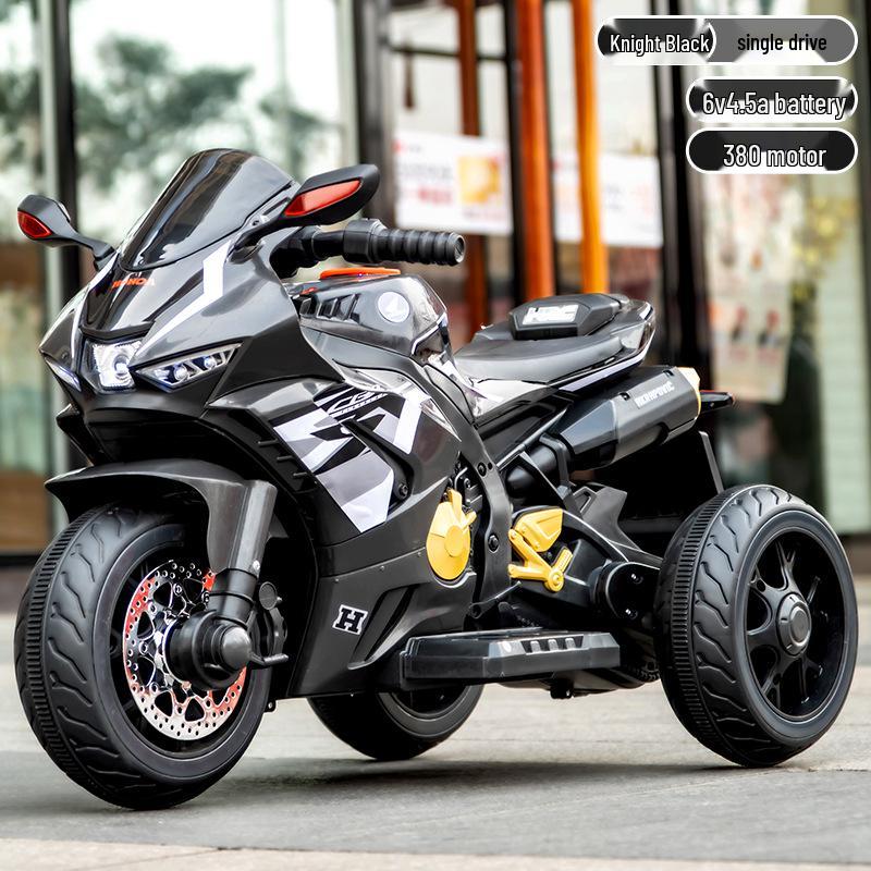 Электрический трехколесный велосипед для детей с пультом управления, двойным приводом, аккумуляторной батареей, подходит для мальчиков и девочек.