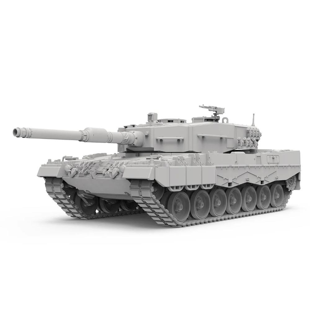MENG 1/72 Немецкие основные боевые танки Leopard 2A4 Сборная фигурка Полный набор 72-009 Модель для сборки Неокрашенная пластиковая игрушка Подарок
