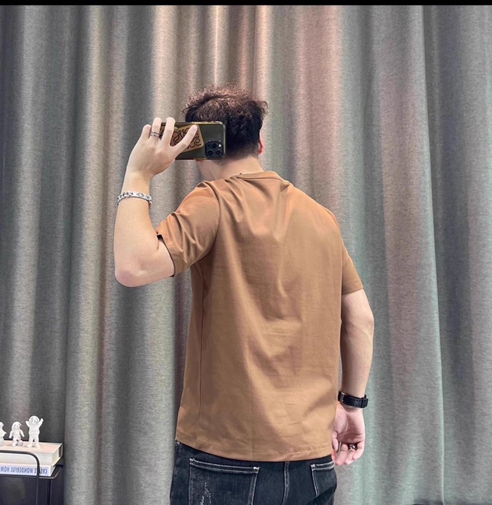 2024 Мужская модная футболка с коротким рукавом и буквенным принтом