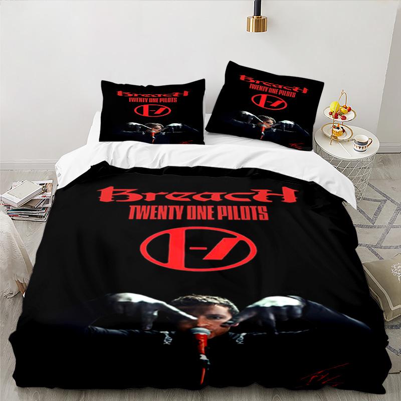 Abstract Geometric Twenty Bedding Set 3pcs, High Quality Bedding Set Including 1pc Duvet Cover And 2pcs Pillowcases for Bedroom, Dormitory Gift