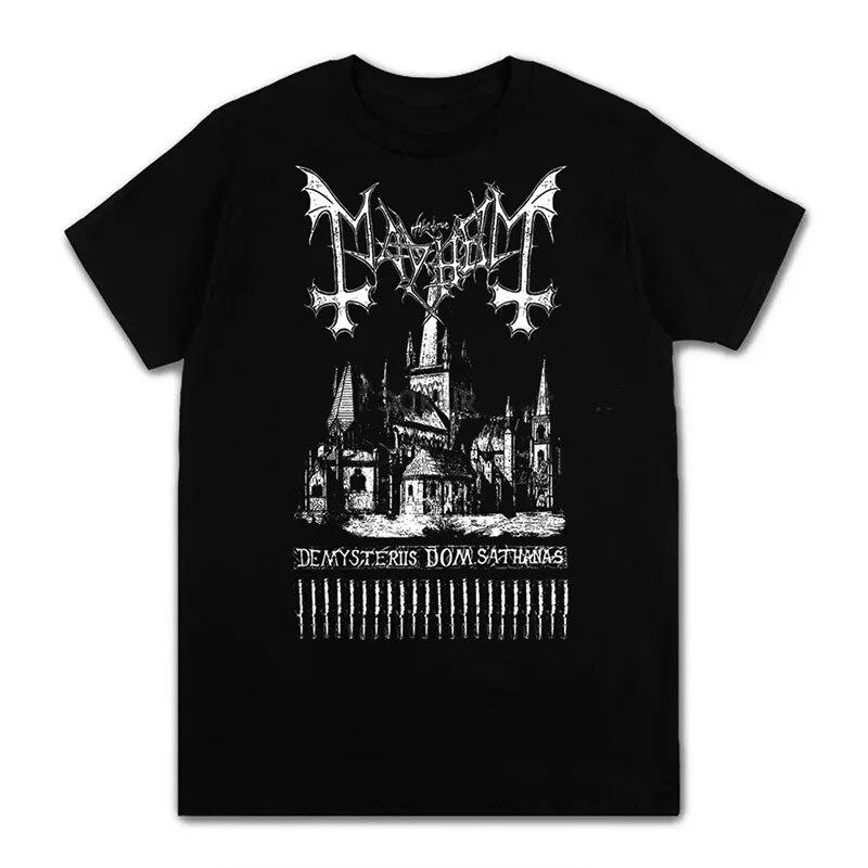 2024 Rapper Mayhem Death Metal крутая футболка унисекс женские футболки больших размеров летние модные хлопковые футболки с короткими рукавами топы s-4xl