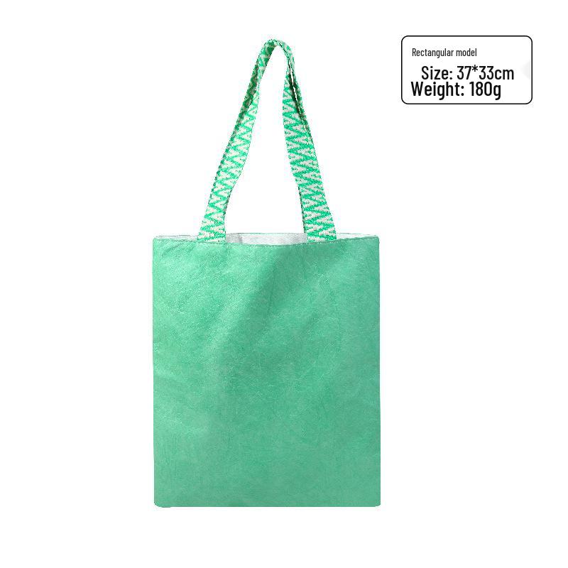 Водонепроницаемая крафт-бумажная сумка-тоут DuPont - Креативный подарок и ретро-сумка через плечо с печатью логотипа