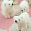 Прекрасная плюшевая игрушка Белый арктический медведь, мягкая кукла-животное для ребенка, милый подарок на день рождения, Рождество