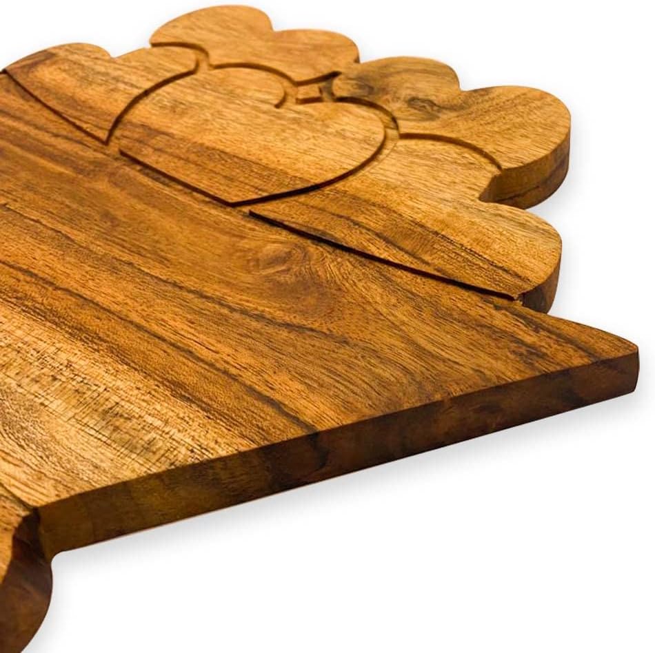Valentine's Day Gifts Organic Acacia Kitchen Cutting Chopping Charcuterie Board Platter Butcher Block for Cheese and Vegetables Meat