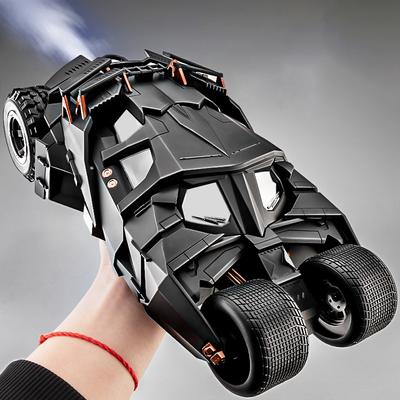 1:18 классных металлических моделей Бэтмобиля, изысканные настольные украшения, крутой звук, свет и распыление, рождественские подарки