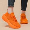 Women Sneaker Knit Comfortable Thick Sole Casual Shoes Breathable Stylish Sports Women Tennis Shoes Female Shoes Plus Size Men