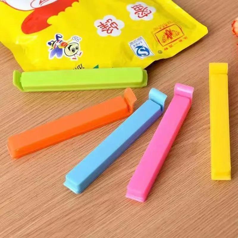 10 шт. портативный новый кухонный контейнер для хранения еды закуски уплотнитель запечатывающий пакет зажимы герметик зажим пластиковый инструмент кухонные принадлежности