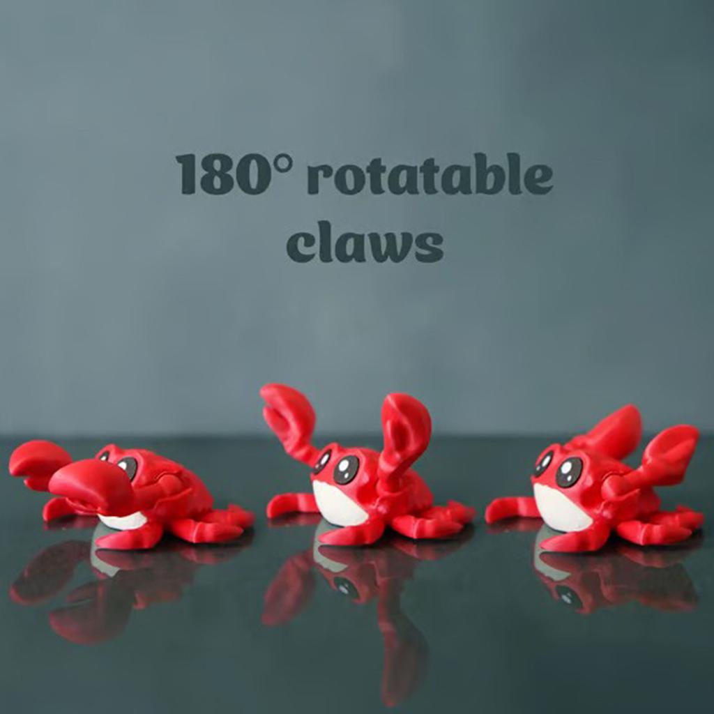 Home Furnishings Crab Table With 3D Printed Crafts Ornament